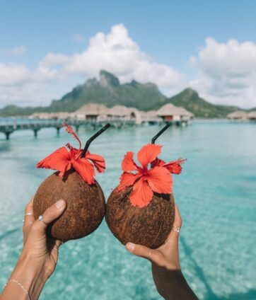 crafted mocktail at an all-inclusive resort for non-drinkers